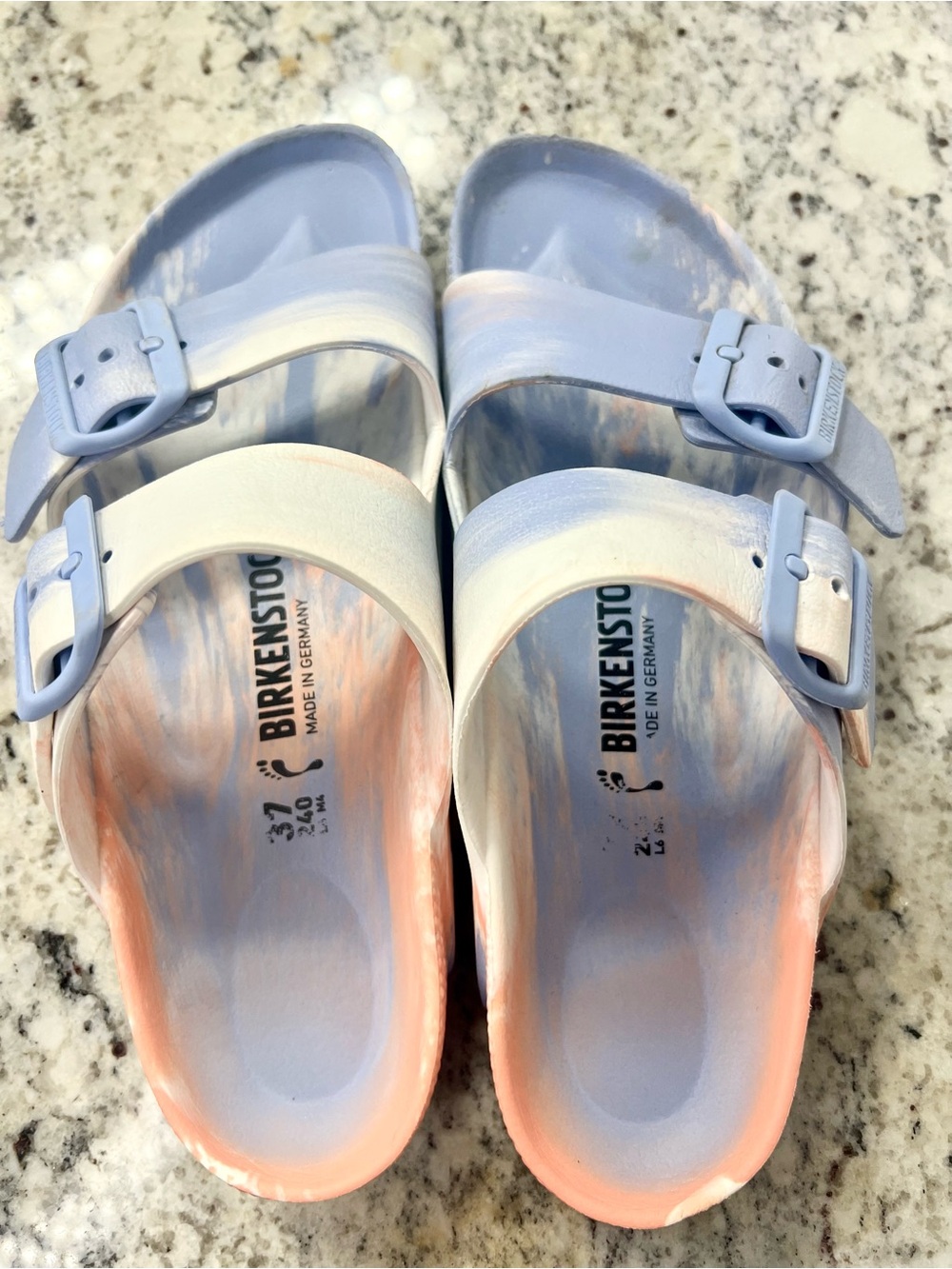 Birkenstock Tie-Dye Rubber Sandals - Picture 5 of 7